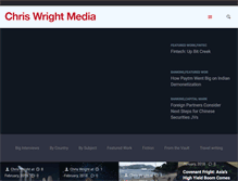 Tablet Screenshot of chriswrightmedia.com